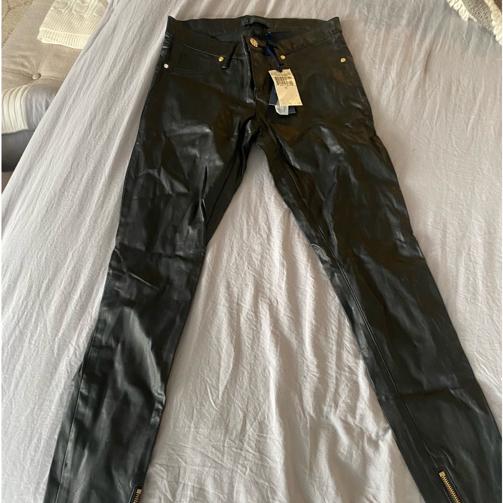 NWT Juicy Black Faux Leather Pants